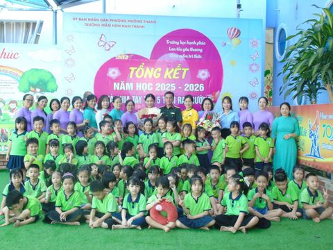 TRƯỜNG MẦM NON NAM THANH TỔ CHỨC TỔNG KẾT NĂM HỌC 2025–2026 VÀ CHIA TAY TRẺ 5 TUỔI RA TRƯỜNG