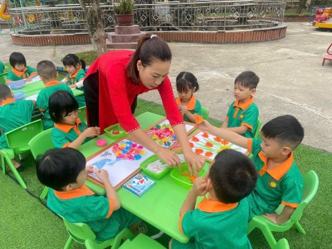 Ảnh hoạt động: HOẠT ĐỘNG TRẢI NGHIỆM CỦA CÁC BÉ TRƯỜNG MẦM NON NOONG BUA CHÀO MỪNG NGÀY 20/11