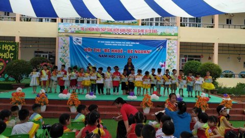 Ảnh hoạt động: TRƯỜNG MẦM NON NOONG BUA TỔ CHỨC HỘI THI “ BÉ KHOẺ BÉ NGOAN” CẤP TRƯỜNG NĂM HỌC 2023-2024
