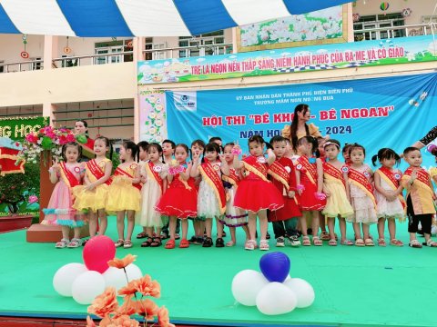 Ảnh hoạt động: TRƯỜNG MẦM NON NOONG BUA TỔ CHỨC HỘI THI “ BÉ KHOẺ BÉ NGOAN” CẤP TRƯỜNG NĂM HỌC 2023-2024