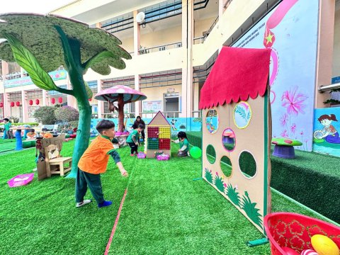 Ảnh hoạt động: HOẠT ĐỘNG NGOÀI TRỜI - SÂN CHƠI BỔ ÍCH CHO TRẺ MẦM NON
