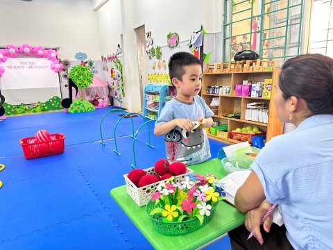 Ảnh hoạt động: TRƯỜNG MẦM NON NOONG BUA TỔ CHỨC HỘI THI “BÉ KHỎE – BÉ NGOAN” CẤP TRƯỜNG NĂM HỌC 2025-2026