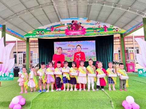 Ảnh hoạt động: TRƯỜNG MẦM NON NOONG BUA TỔ CHỨC HỘI THI “BÉ KHỎE – BÉ NGOAN” CẤP TRƯỜNG NĂM HỌC 2025-2026