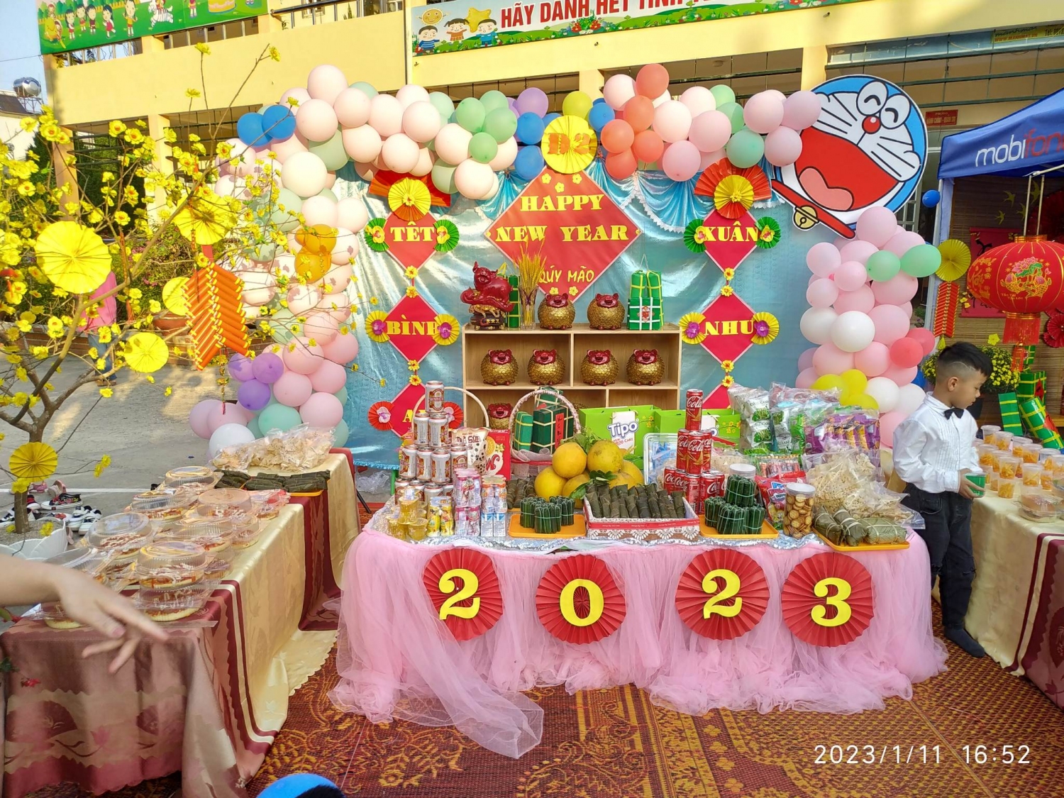 Ảnh trong bài: TRƯỜNG MẦM NON NOONG BUA TỔ CHỨC CHƯƠNG TRÌNH TRẢI NGHIỆM “HỘI CHỢ XUÂN” CHO BÉ