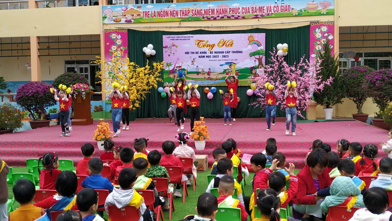 Ảnh trong bài: TRƯỜNG MẦM NON NOONG BUA TỔ CHỨC HỘI THI “BÉ KHỎE BÉ NGOAN” NĂM HỌC 2022 – 2023.