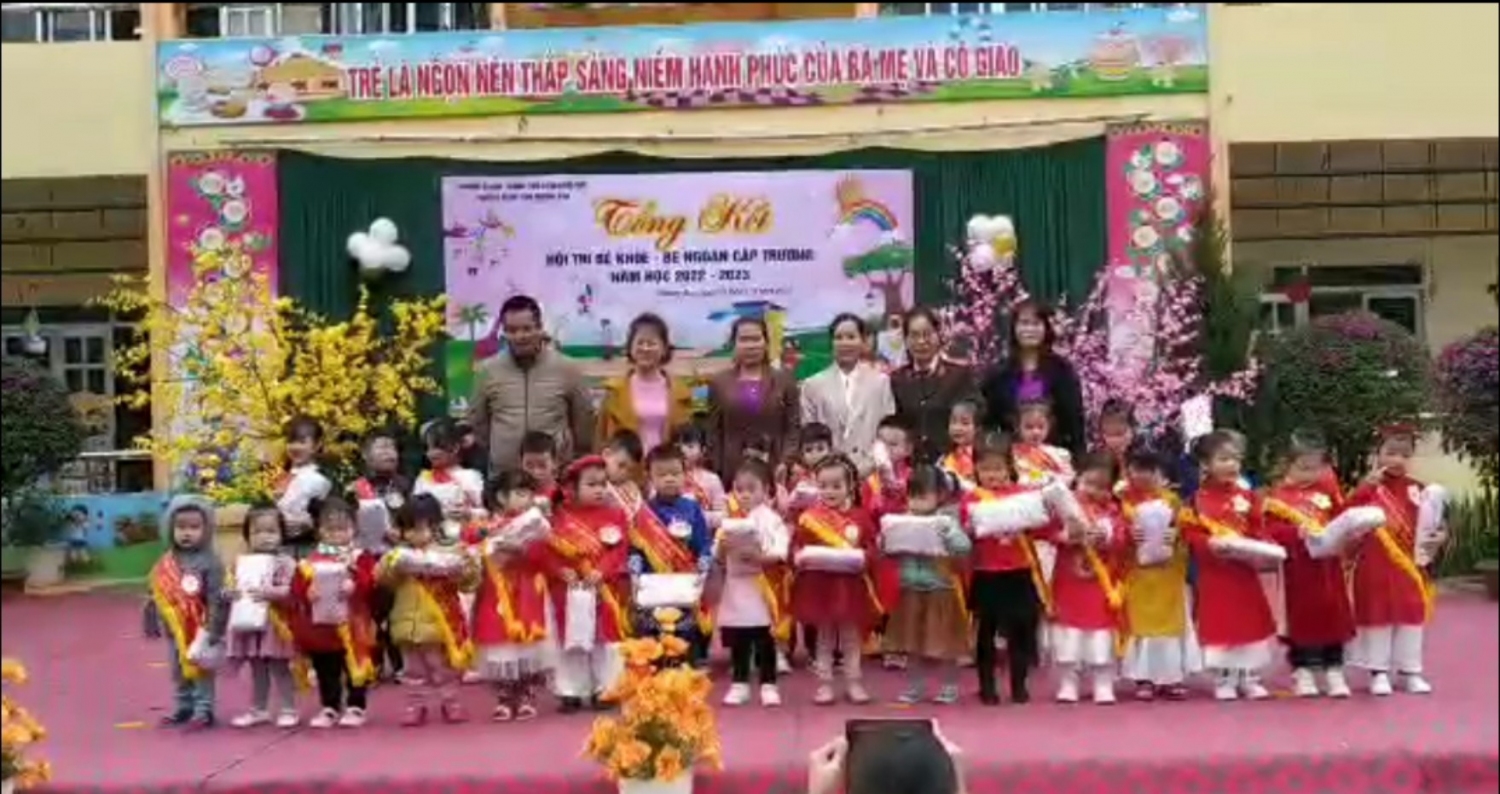 Ảnh trong bài: TRƯỜNG MẦM NON NOONG BUA TỔ CHỨC HỘI THI “BÉ KHỎE BÉ NGOAN” NĂM HỌC 2022 – 2023.