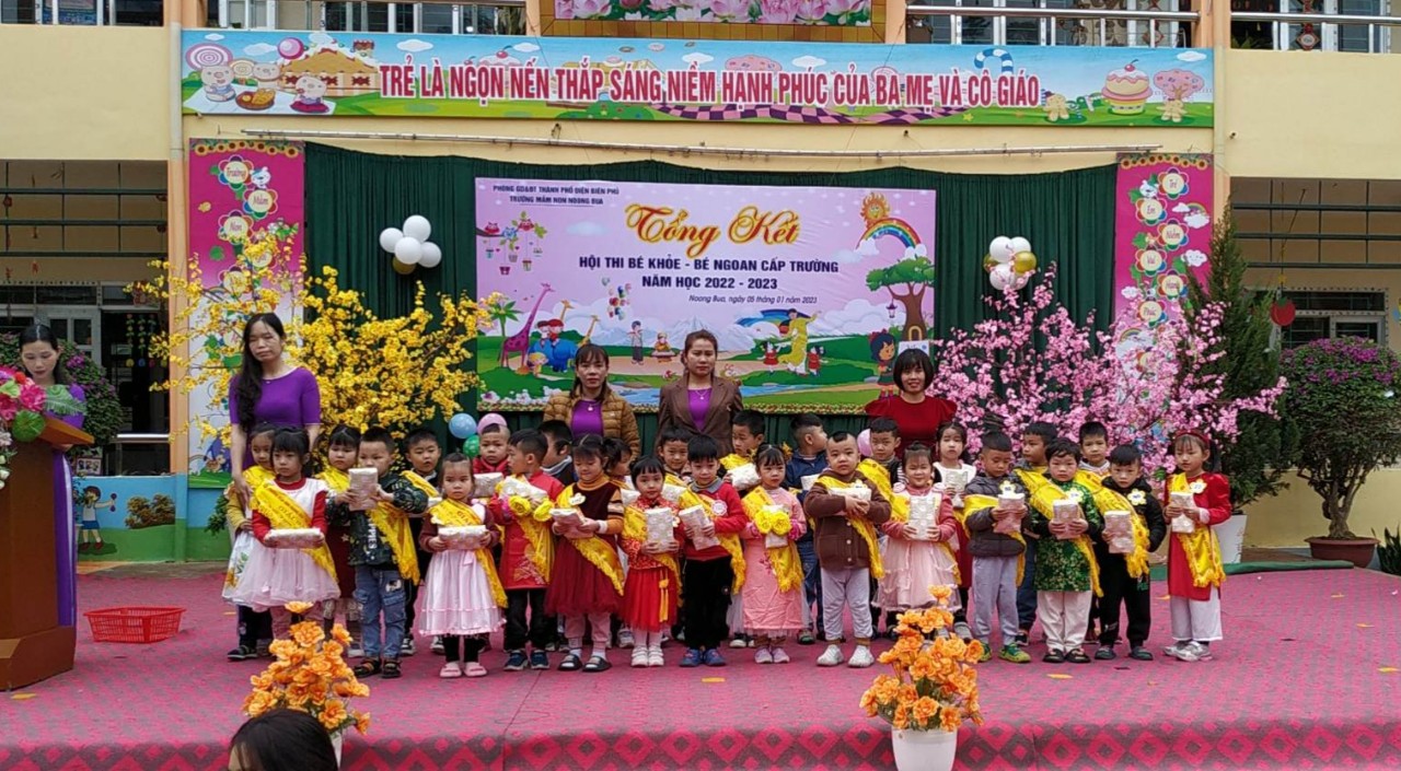 Ảnh trong bài: TRƯỜNG MẦM NON NOONG BUA TỔ CHỨC HỘI THI “BÉ KHỎE BÉ NGOAN” NĂM HỌC 2022 – 2023.