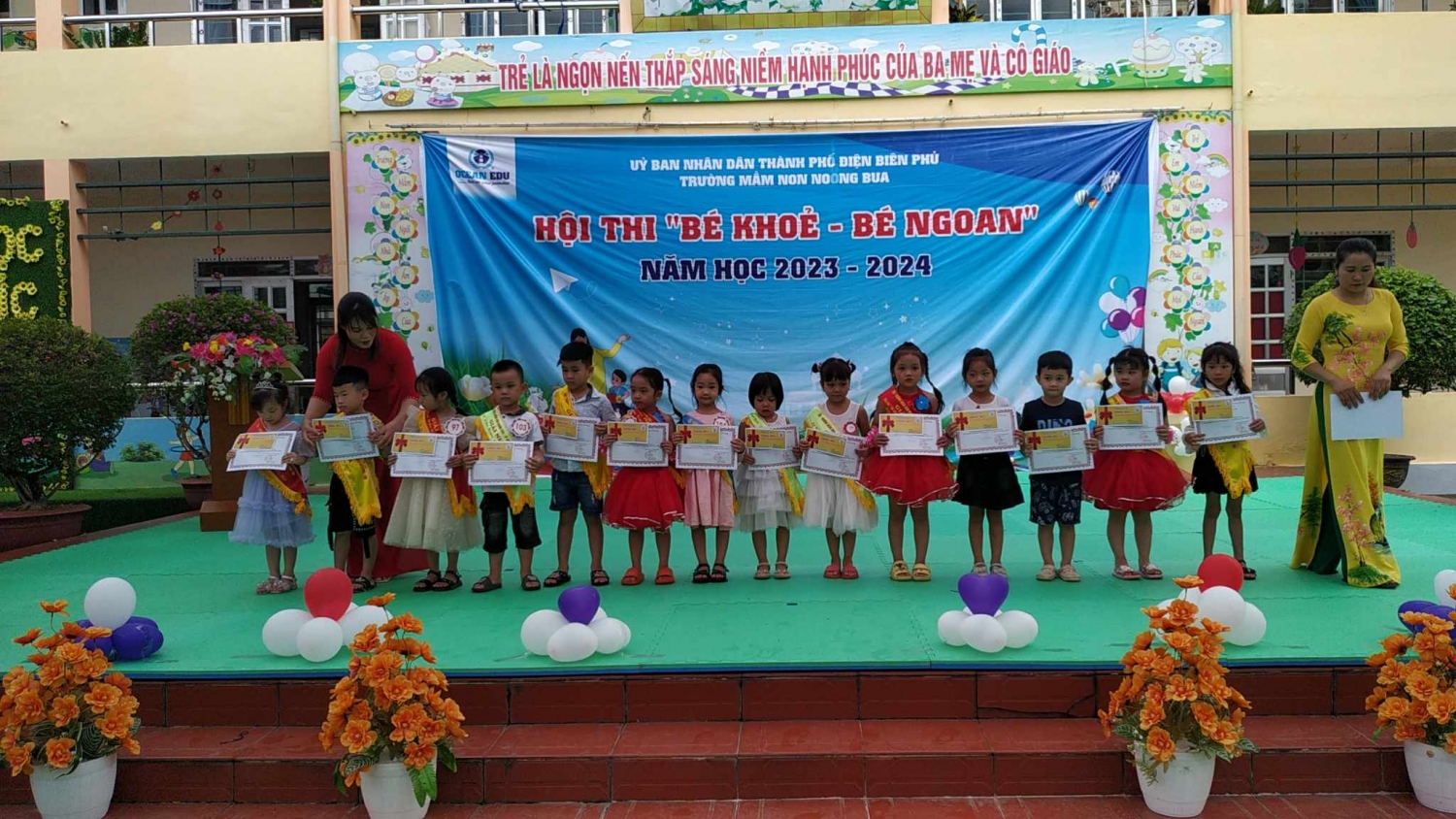 Ảnh trong bài: TRƯỜNG MẦM NON NOONG BUA TỔ CHỨC HỘI THI “ BÉ KHOẺ BÉ NGOAN” CẤP TRƯỜNG NĂM HỌC 2023-2024