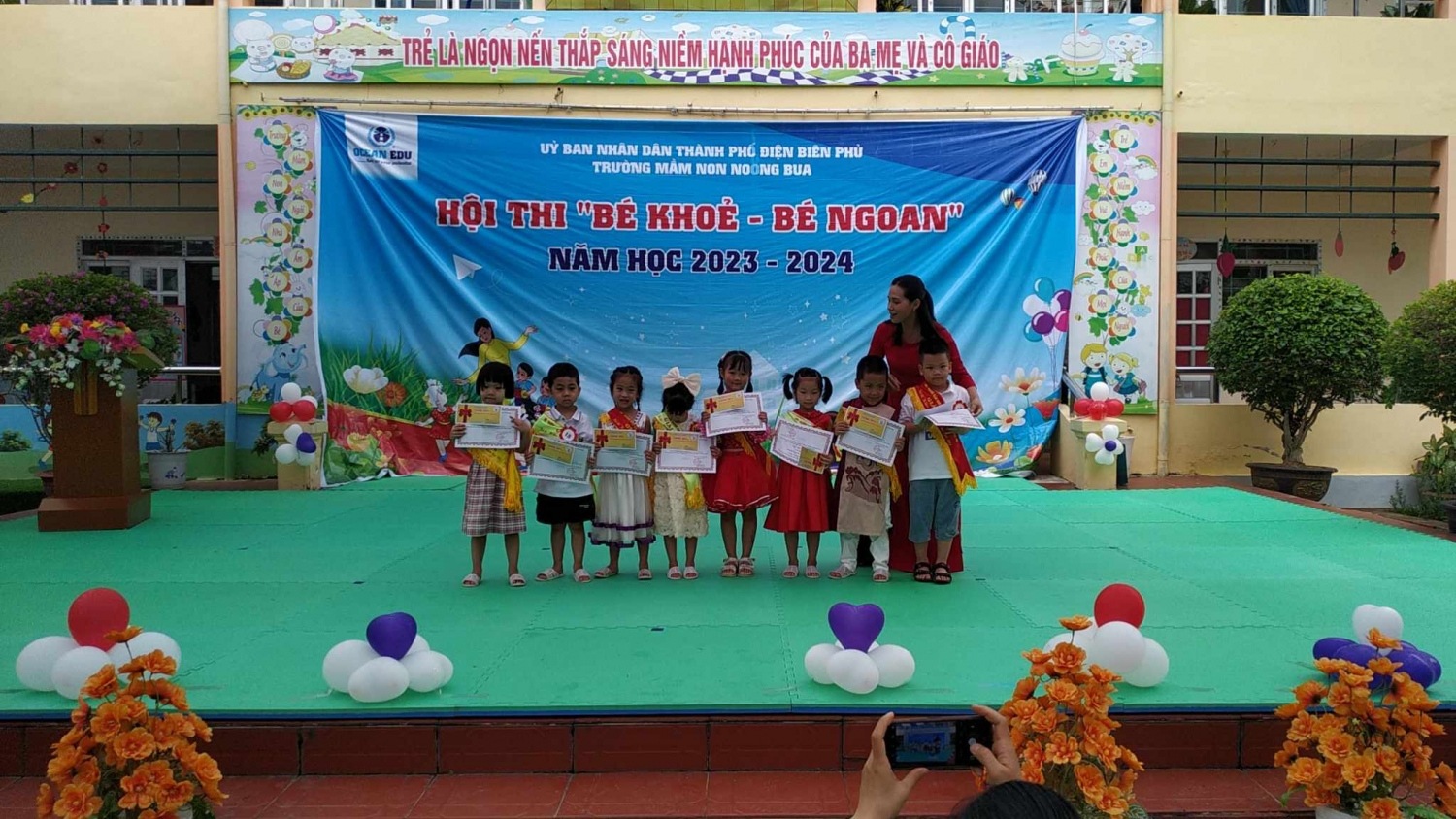 Ảnh trong bài: TRƯỜNG MẦM NON NOONG BUA TỔ CHỨC HỘI THI “ BÉ KHOẺ BÉ NGOAN” CẤP TRƯỜNG NĂM HỌC 2023-2024