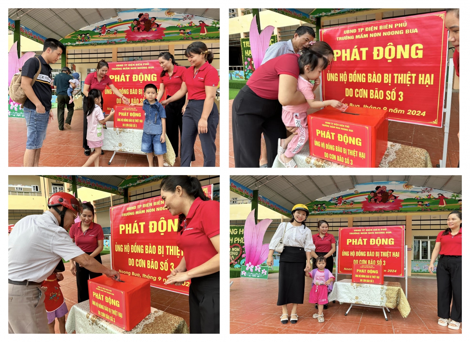 Ảnh trong bài: TRƯỜNG MẦM NON NOONG BUA TỔ CHỨC QUYÊN GÓP ỦNG HỘ ĐỒNG BÀO BỊ THIỆT HẠI DO CƠN BÃO SỐ 3