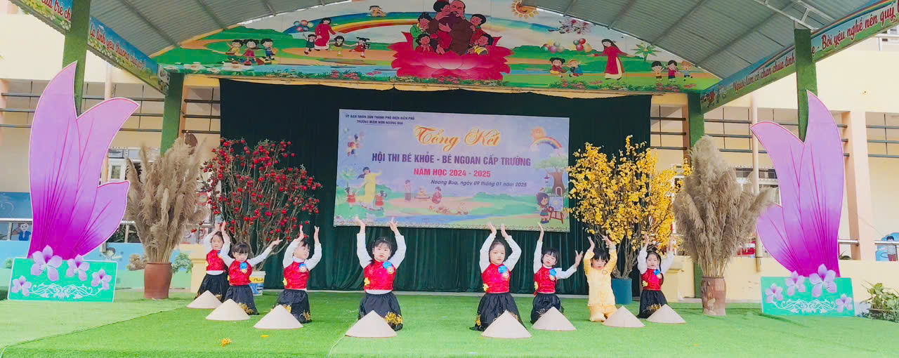 Ảnh trong bài: TRƯỜNG MẦM NON NOONG BUA TỔ CHỨC HỘI THI “ BÉ KHOẺ BÉ NGOAN” CẤP TRƯỜNG NĂM HỌC 2024-2025