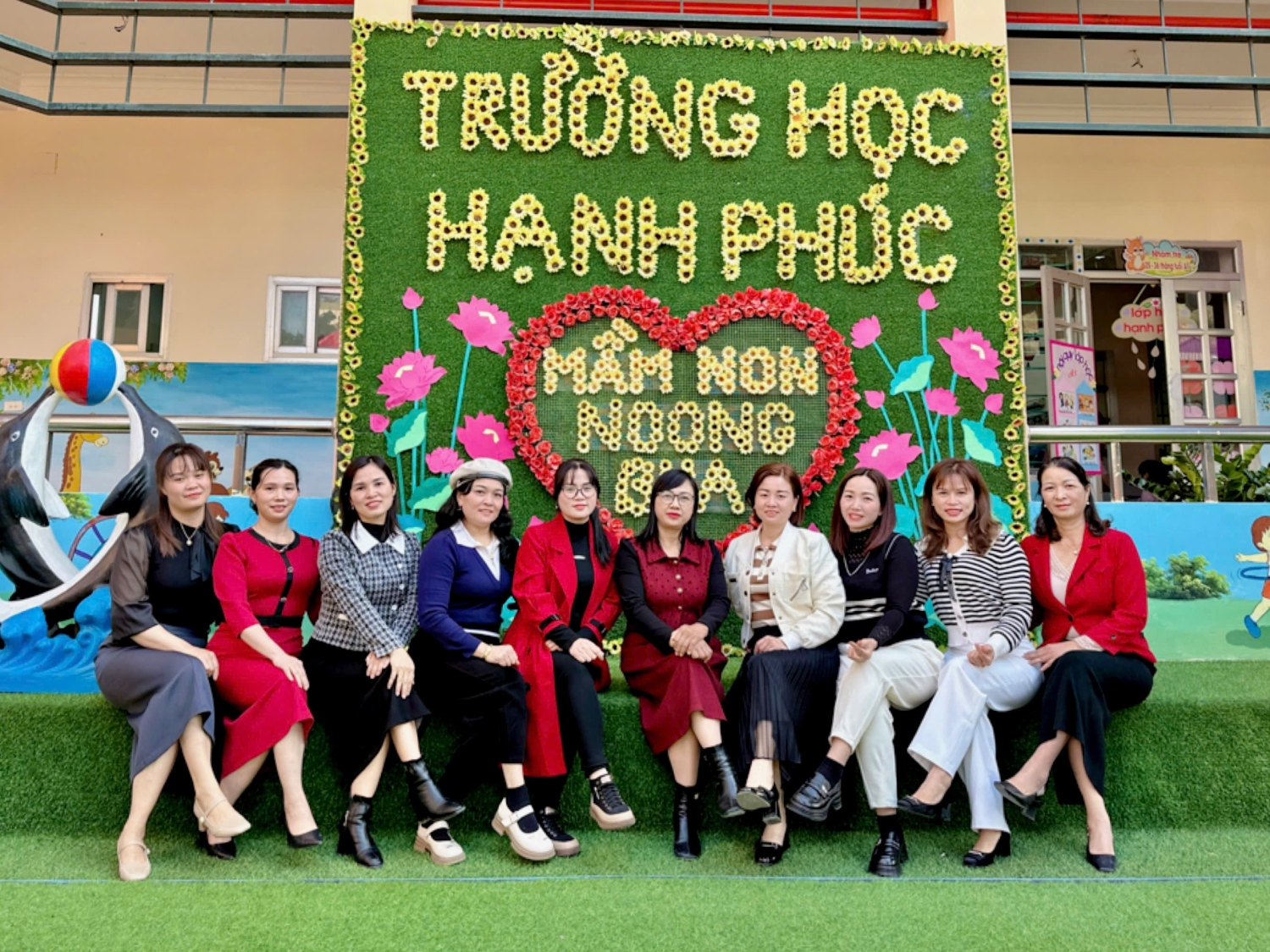 Ảnh trong bài: TRƯỜNG MẦM NON NOONG BUA ĐÓN ĐOÀN KIỂM TRA, TƯ VẤN CÔNG NHẬN KĐCLGD, CÔNG NHẬN TRƯỜNG ĐẠT CHUẨN QUỐC GIA, NĂM HỌC 2024-2025