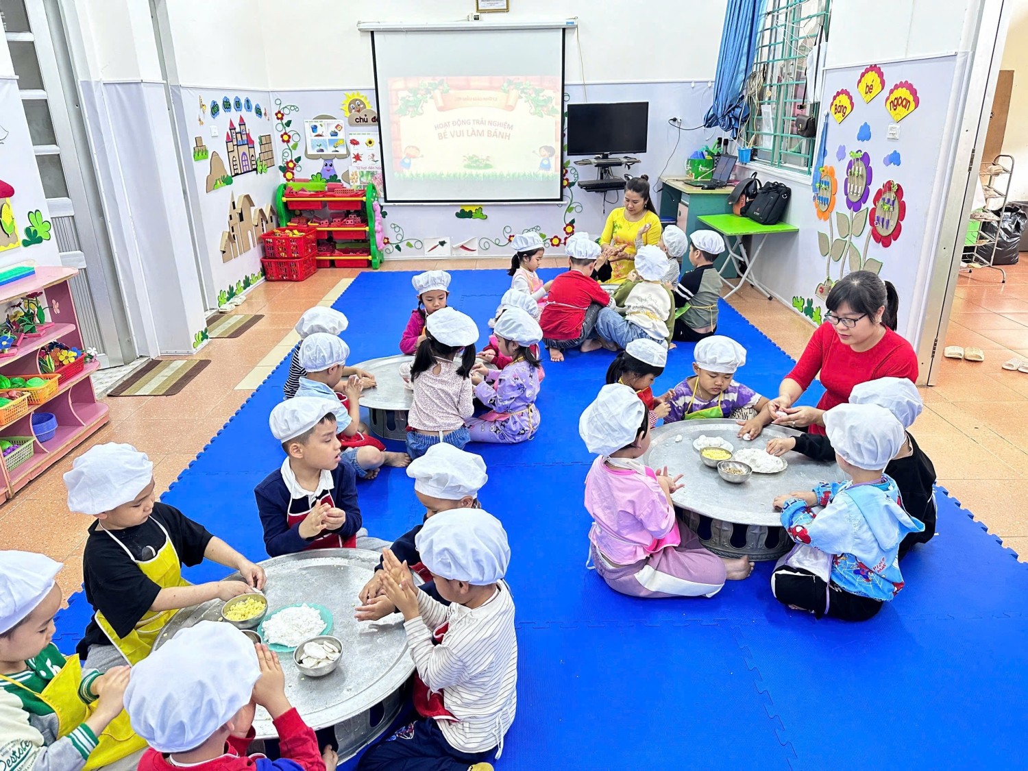Ảnh trong bài: RỘN RÀNG TRẢI NGHIỆM LÀM BÁNH CHÀO MỪNG NGÀY 8/3 CỦA CÁC BÉ TRƯỜNG MẦM NON NOONG BUA