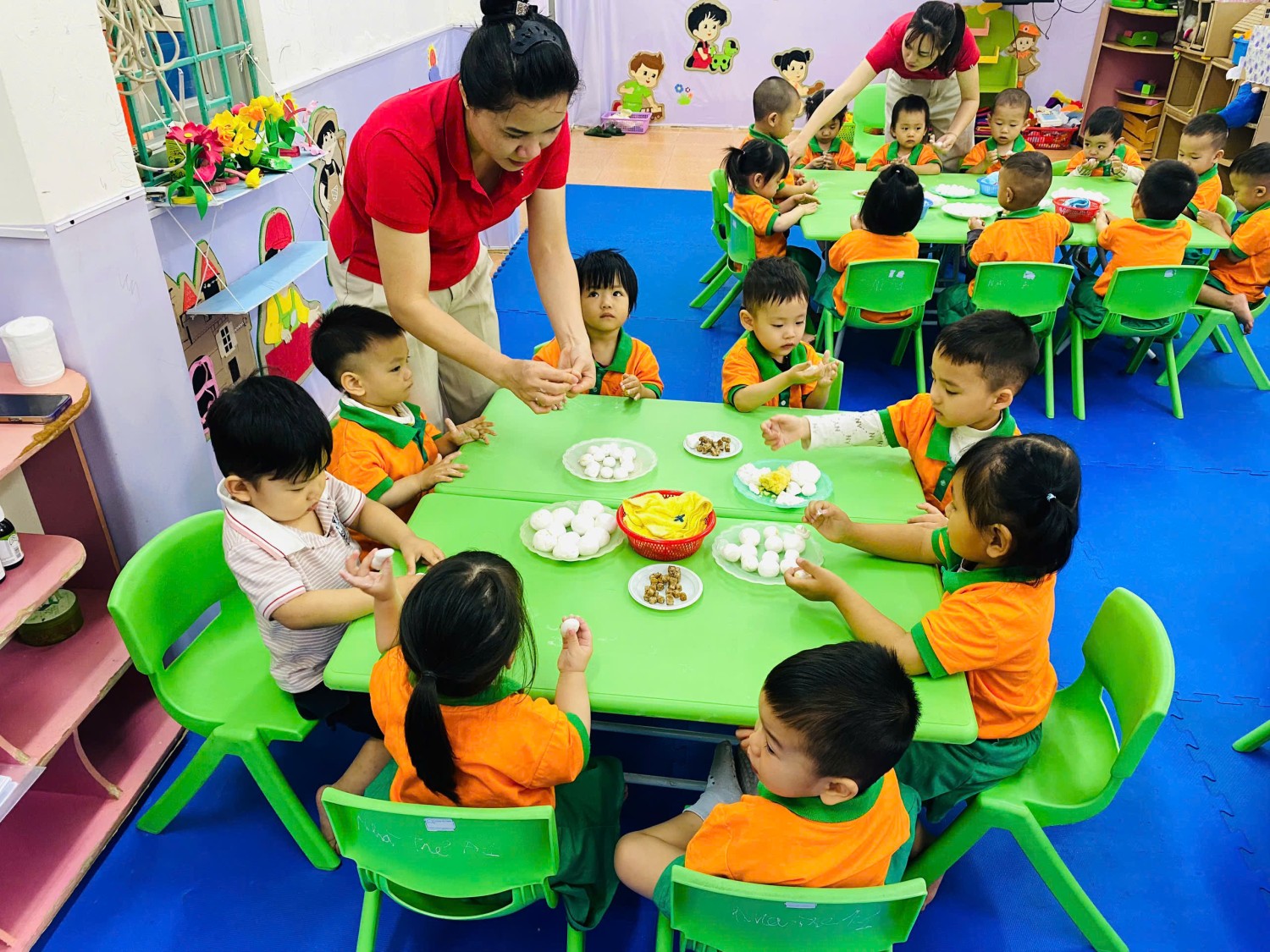 Ảnh trong bài: RỘN RÀNG TRẢI NGHIỆM LÀM BÁNH CHÀO MỪNG NGÀY 8/3 CỦA CÁC BÉ TRƯỜNG MẦM NON NOONG BUA