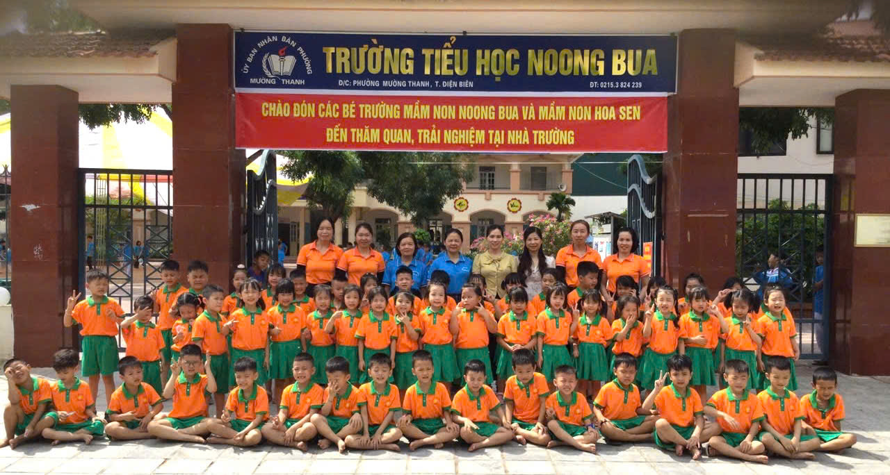 Ảnh trong bài: CÁC BÉ MẪU GIÁO LỚN TRƯỜNG MẦM NON NOONG BUA TRẢI NGHIỆM TẠI TRƯỜNG TIỂU HỌC NOONG BUA